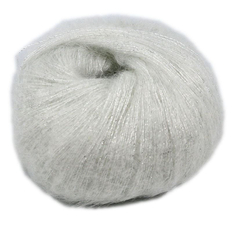 Silk Mohair Lux Winter White - 06027