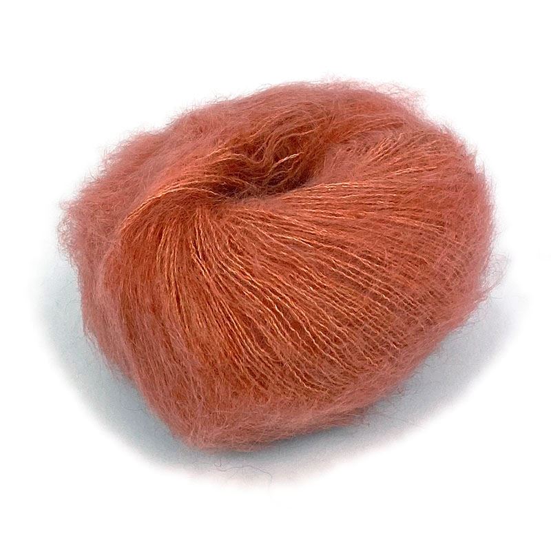 Silk Mohair Coral Orange - 08392